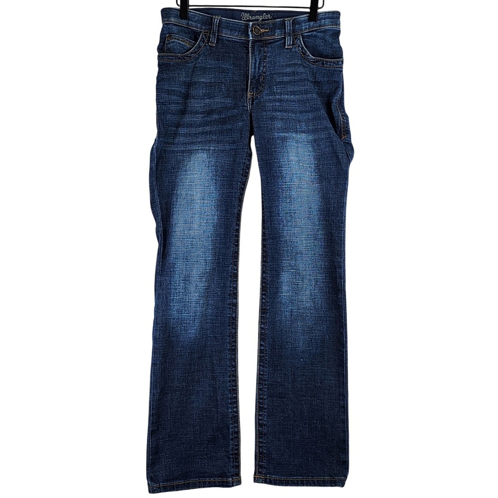 Wrangler Willow Ultimate Riding Jean bootcut 5x32 Dark Blue Western Denim